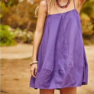Free People Struttin’ Mini Dress, Purple, Size S